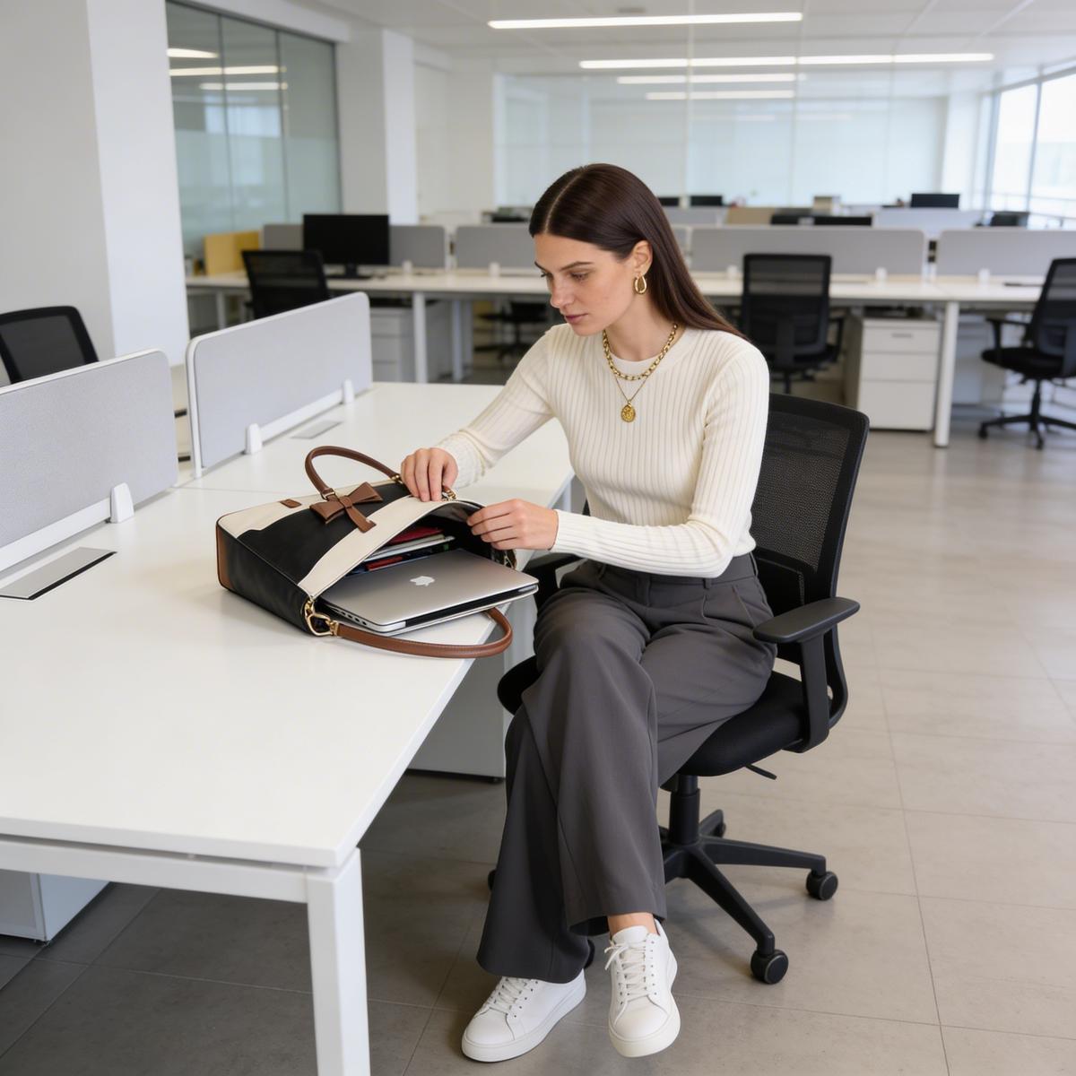 Clean product shot showing bag structure