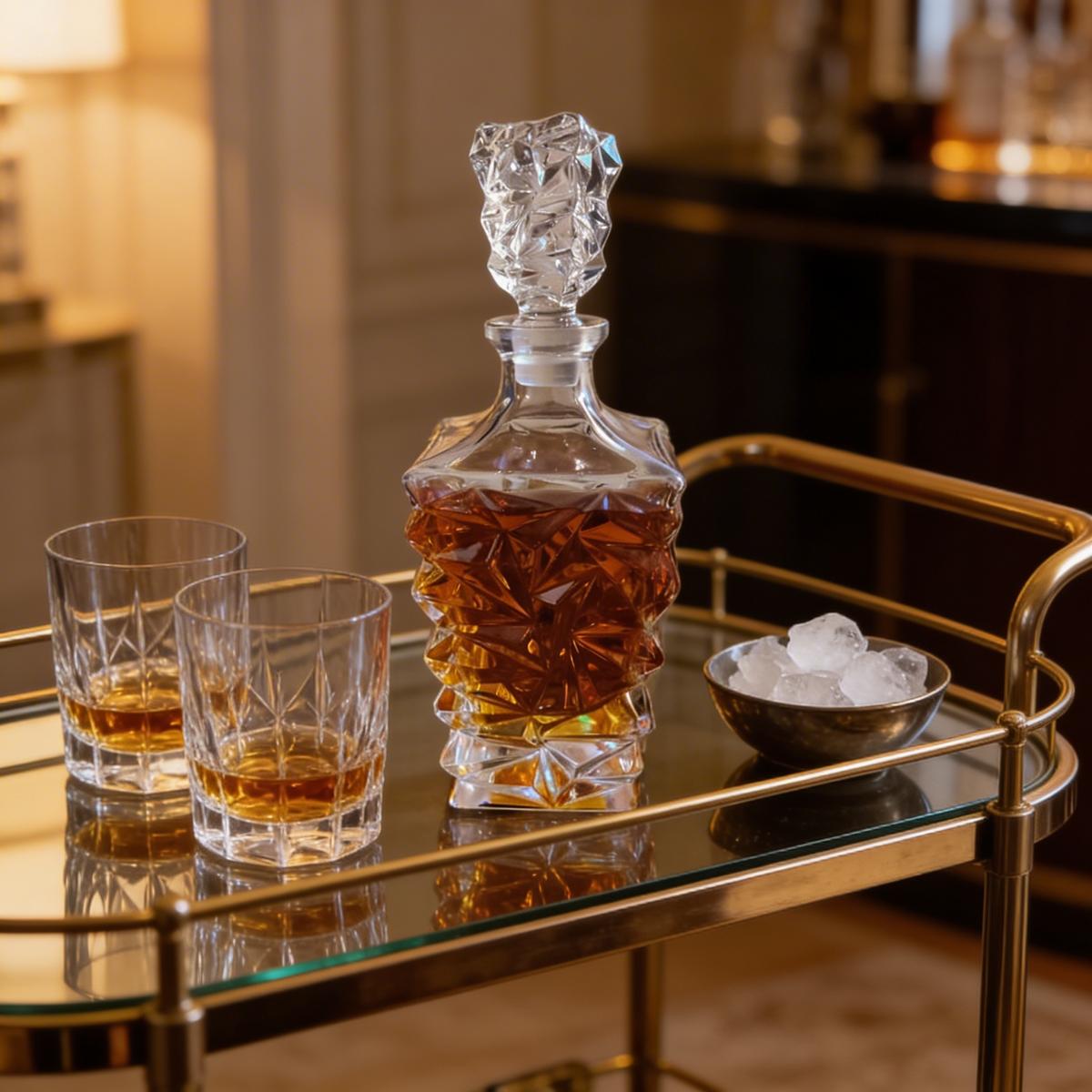 Glassware product after AI enhancement